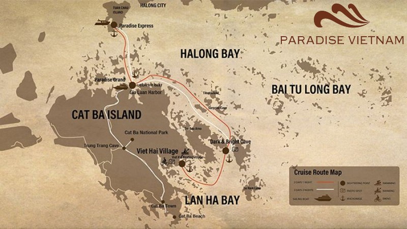 Paradise Grand’s Itinerary