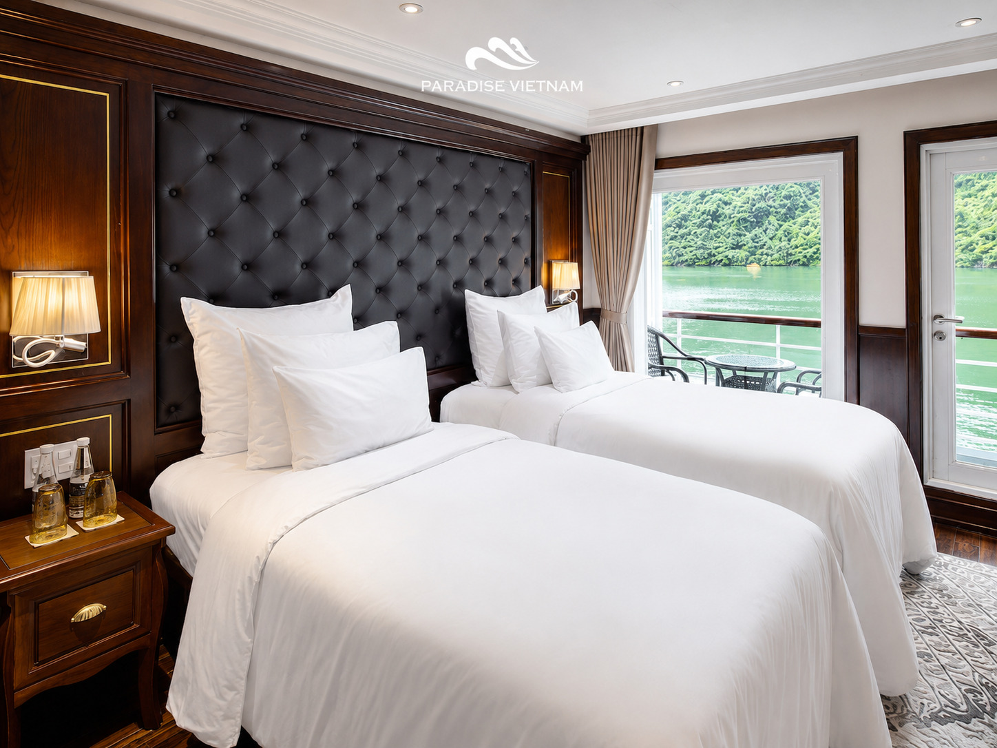 All four cabin types listed for the Paradise Elegance cruise