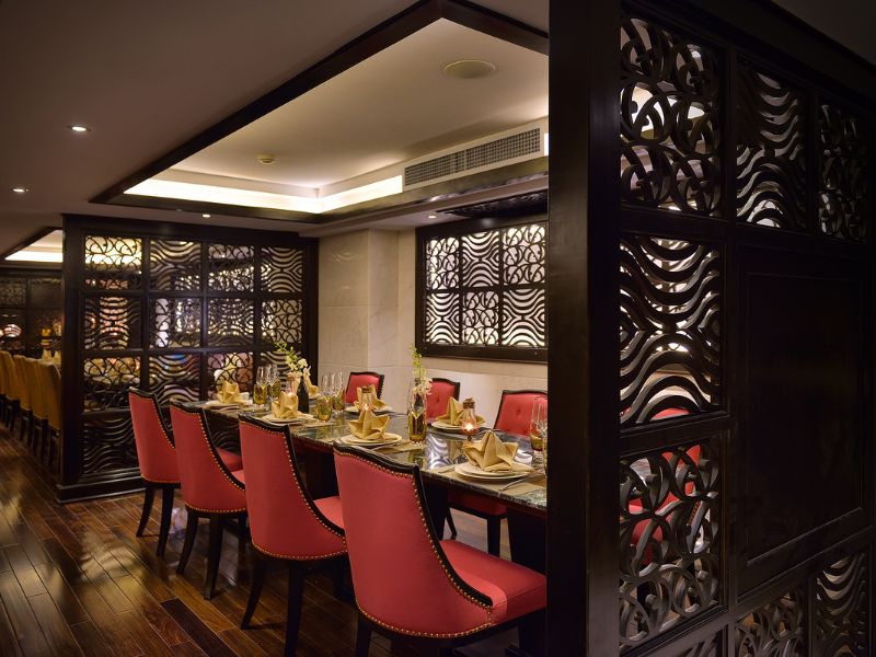 The Ha Long restaurant offers a cozy space for up to 150 guests