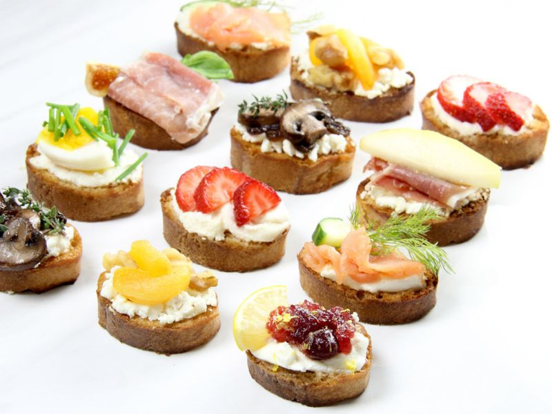 Indulging in a delightful Canapé Party