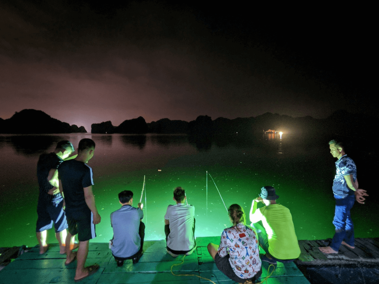 A fishing trip to Cat Ba Island in Lan Ha Bay is brimming with excitement