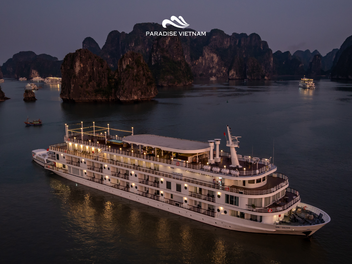 An overnight cruise is a relaxing way to see the bioluminescence of Ha Long Bay from the water