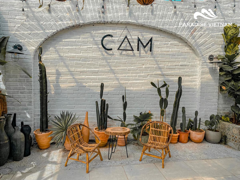 CAM Cafe has soft decor and bright rooms that give it a vintage feel