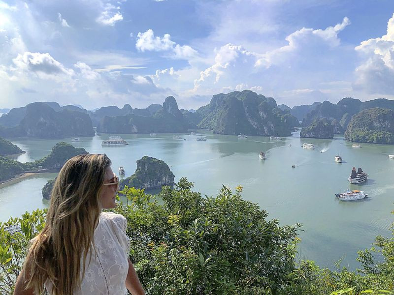 Ti Top Island - the destination of a one day cruise Halong Bay