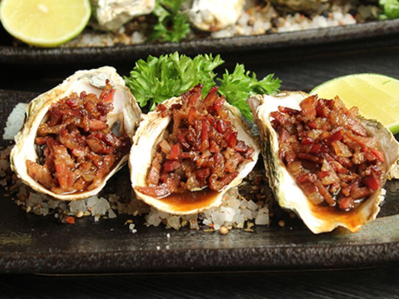 Oysters are a special dish and are favored for their freshness and distinctive flavor