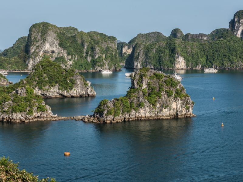 Halong Bay is regarded as Vietnam's most beautiful bay