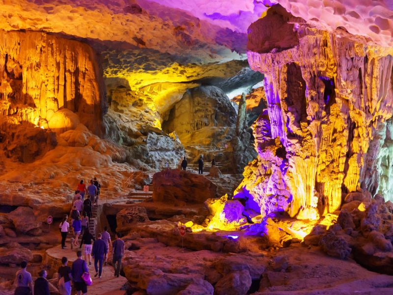 Sung Sot Cave impresses many visitors