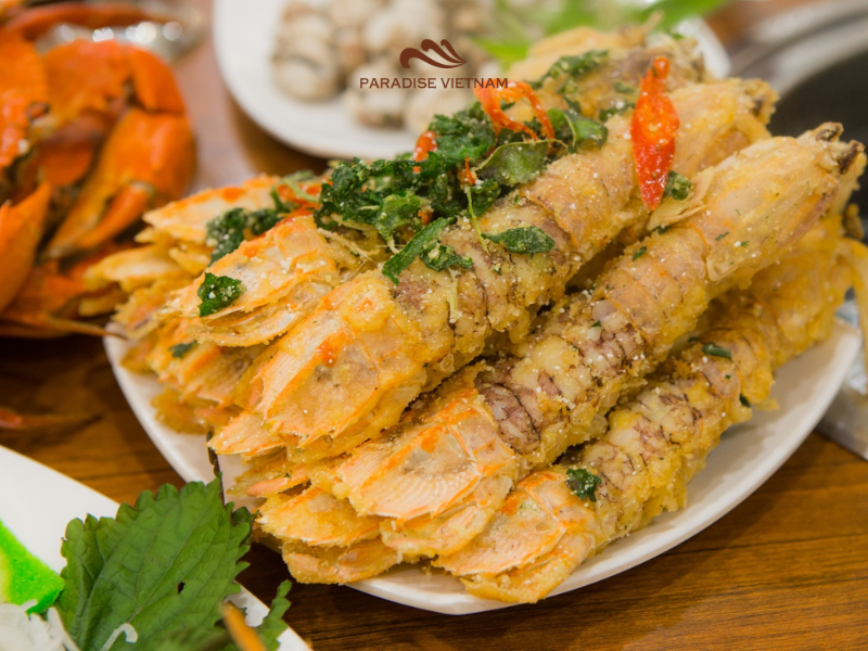 Taste local seafood in Halong Bay for a delicious experience